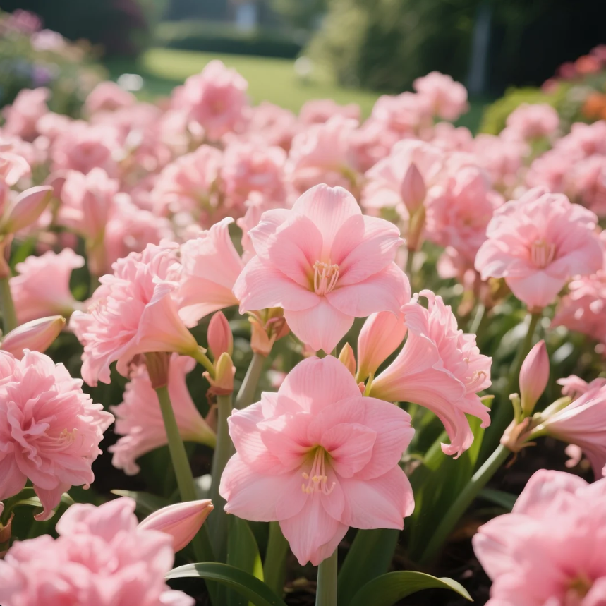 Double Perfume Amaryllis Bulbs - Blooming In 40 Days