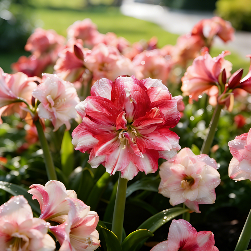 Double Perfume Amaryllis Bulbs - Blooming In 40 Days
