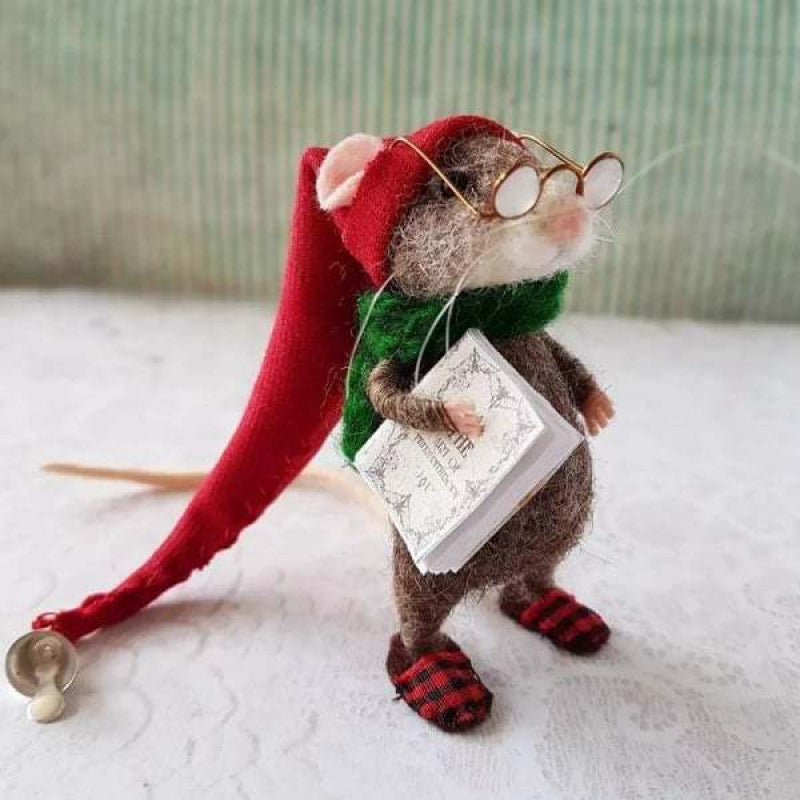 Cute Needle Felted Mouse