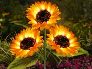 Solar LED Sunflower Garden Lights