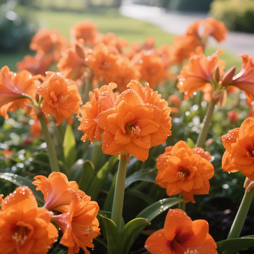 Double Perfume Amaryllis Bulbs - Blooming In 40 Days