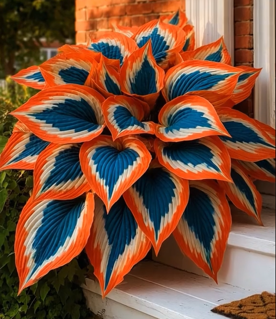 Flame Black Red Rare Hosta Flower Seeds