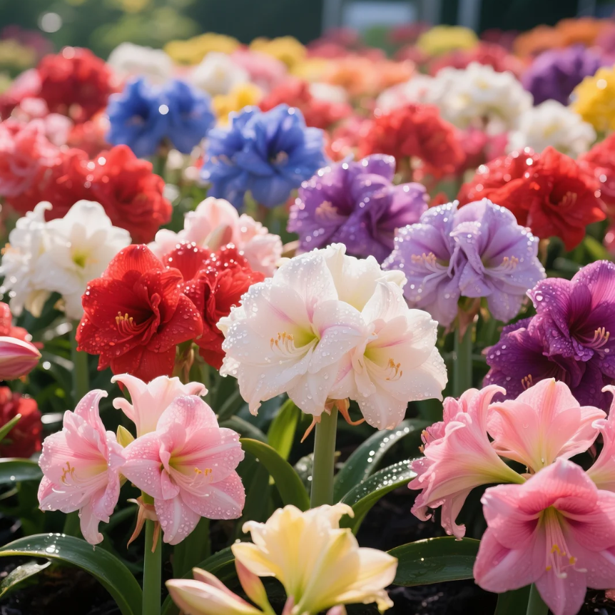 Double Perfume Amaryllis Bulbs - Blooming In 40 Days