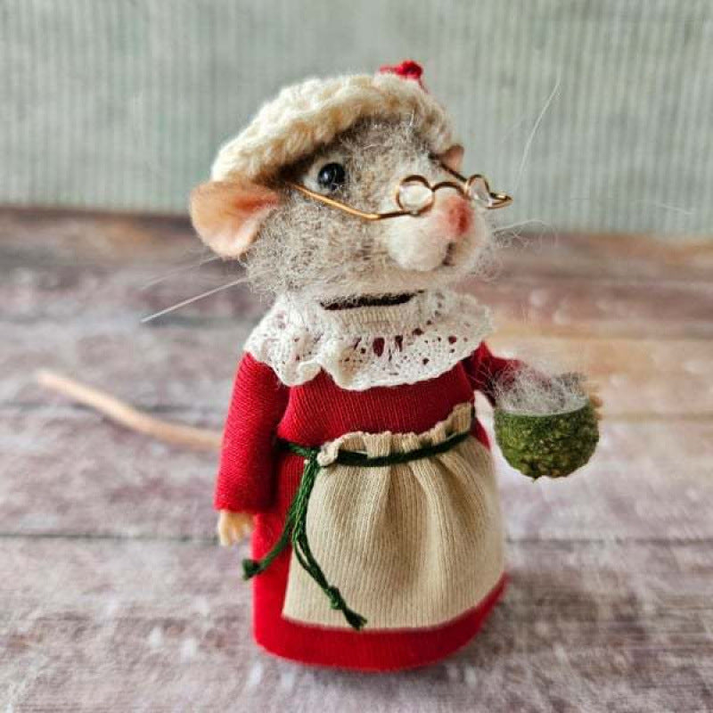 Cute Needle Felted Mouse