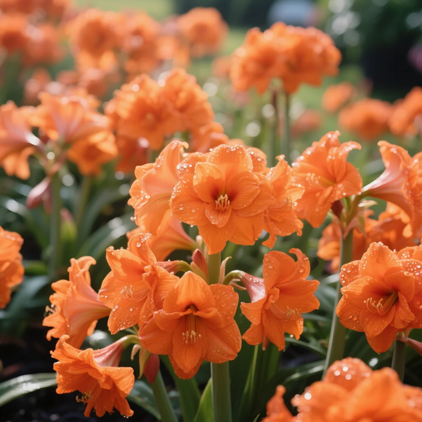 Double Perfume Amaryllis Bulbs - Blooming In 40 Days