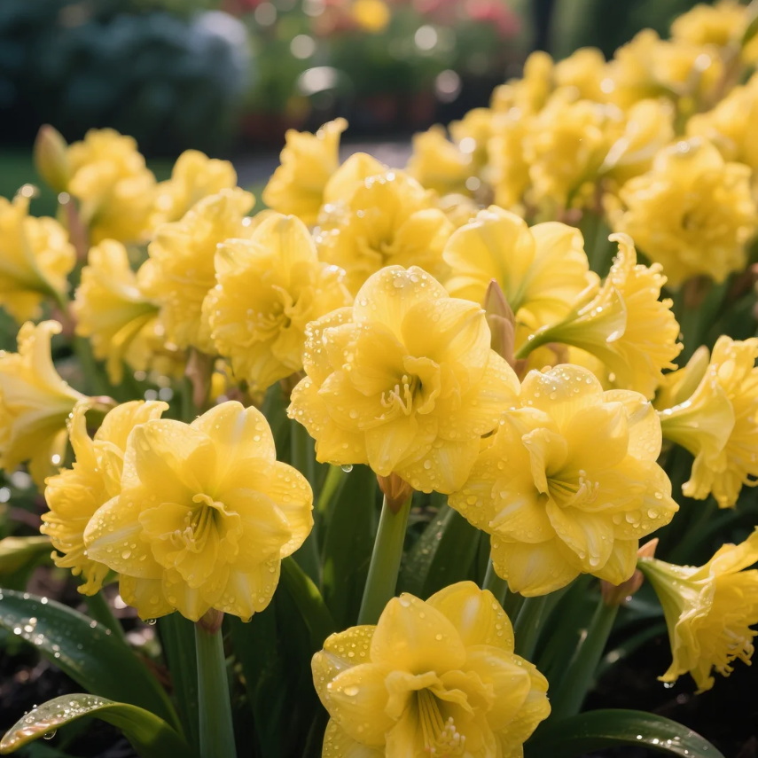 Double Perfume Amaryllis Bulbs - Blooming In 40 Days