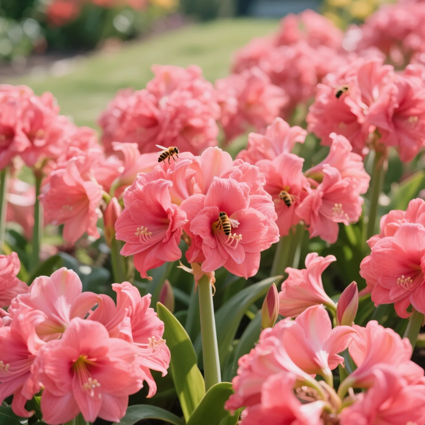 Double Perfume Amaryllis Bulbs - Blooming In 40 Days