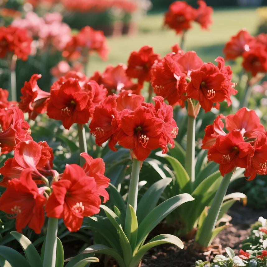 Double Perfume Amaryllis Bulbs - Blooming In 40 Days