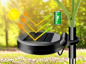 Solar LED Sunflower Garden Lights