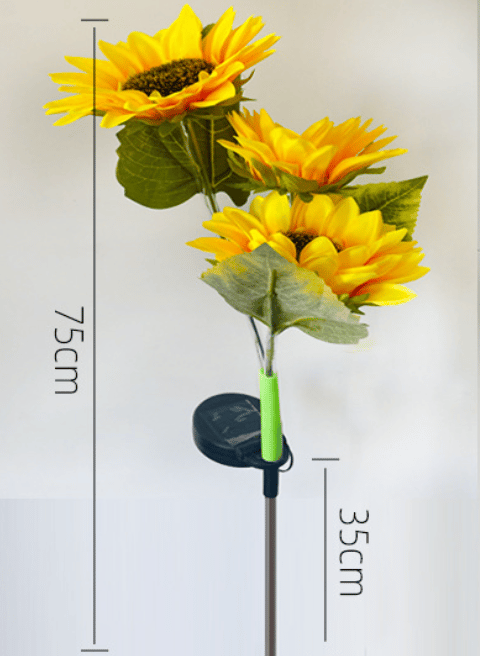 Solar LED Sunflower Garden Lights